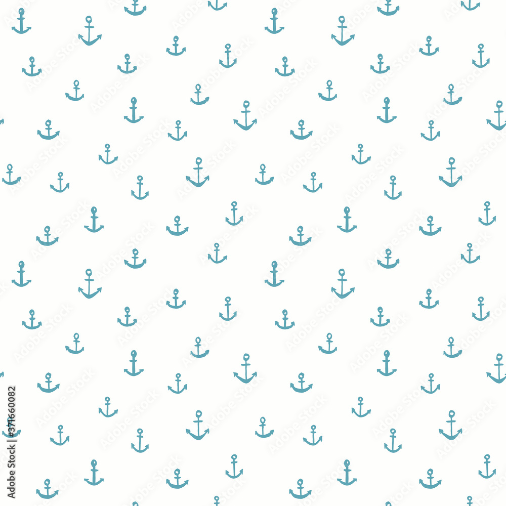 Hand drawn anchor pattern Hand drawn anchor pattern