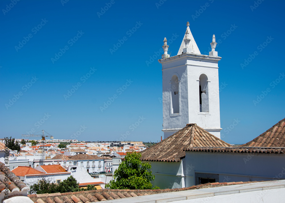 View of the city of Tavira, Portugal