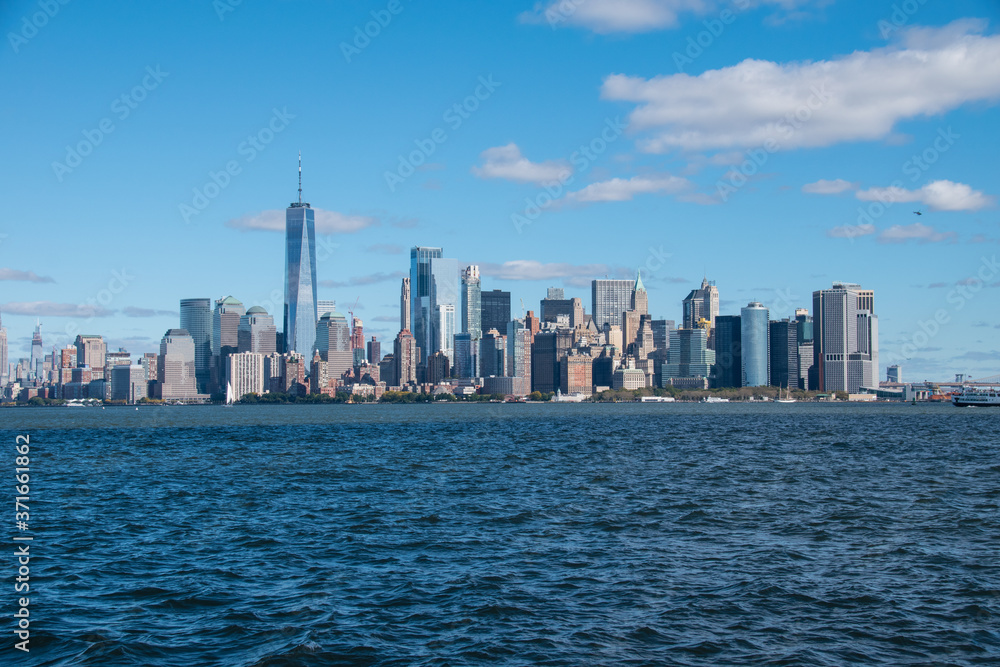 new york city skyline manhattan