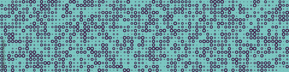 Abstract Color Halftone Dots generative art background illustration