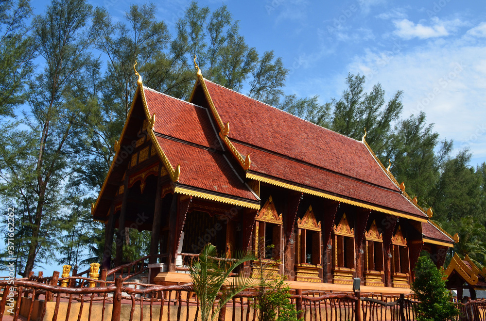 Tesdhammanava Temple or Tha Sai Temple at Phangnga Province, Thailand Tesdhammanava Temple or Tha Sai Temple at Phangnga Province, Thailand