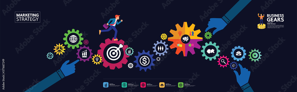 Business and success target and goal focus vector illustration. Business and success target and goal focus vector illustration.
