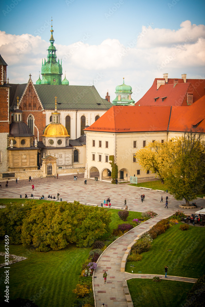 Fototapeta Krakow, Poland October 29 2015: Krakow landscape