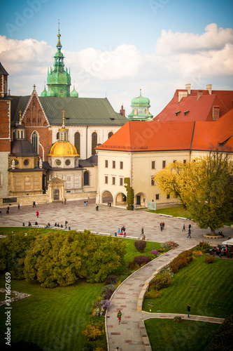 Krakow, Poland October 29 2015: Krakow landscape 