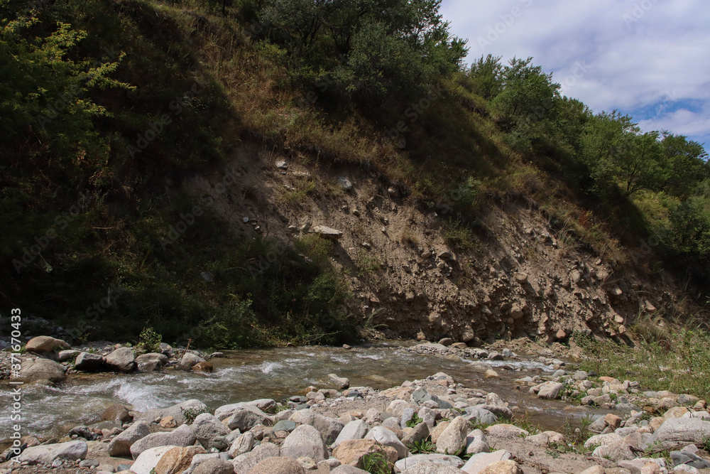 stream in the mountains