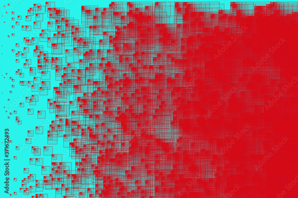 Isolated texture with chaotically placed transpatent squares. Gradient of size makes a framed edge. Isolated texture with chaotically placed transpatent squares. Gradient of size makes a framed edge.