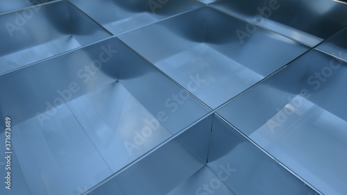 blue metal background texture