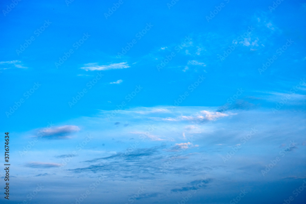 Cloudscape. Blue sky and white cloud. Sunny day. Cloudscape. Blue sky and white cloud. Sunny day.