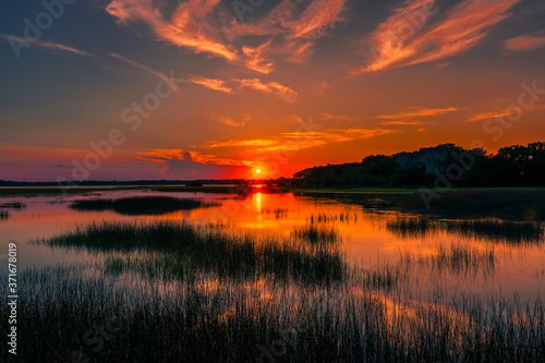 Sunset Over Bohicket Creek photo