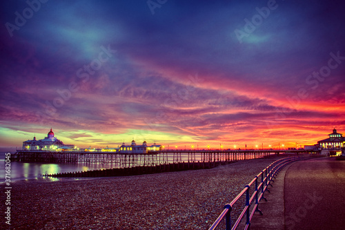 Sunset Eastbourne Pier seaside