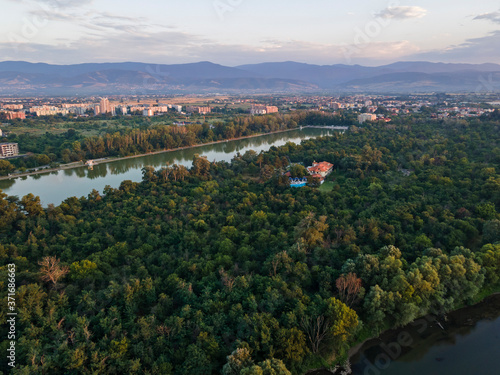 Maritsa River passing near the city of Plovdiv, Bulgaria © Stoyan Haytov