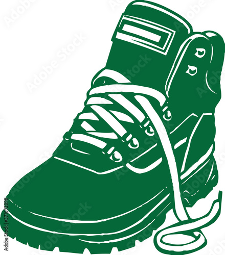 green rubber boots