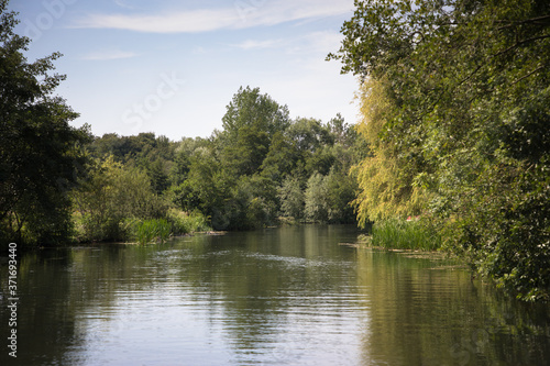 Views of the River Bure between Coltishall and the end of navigation, The Broads, Norfolk, UK