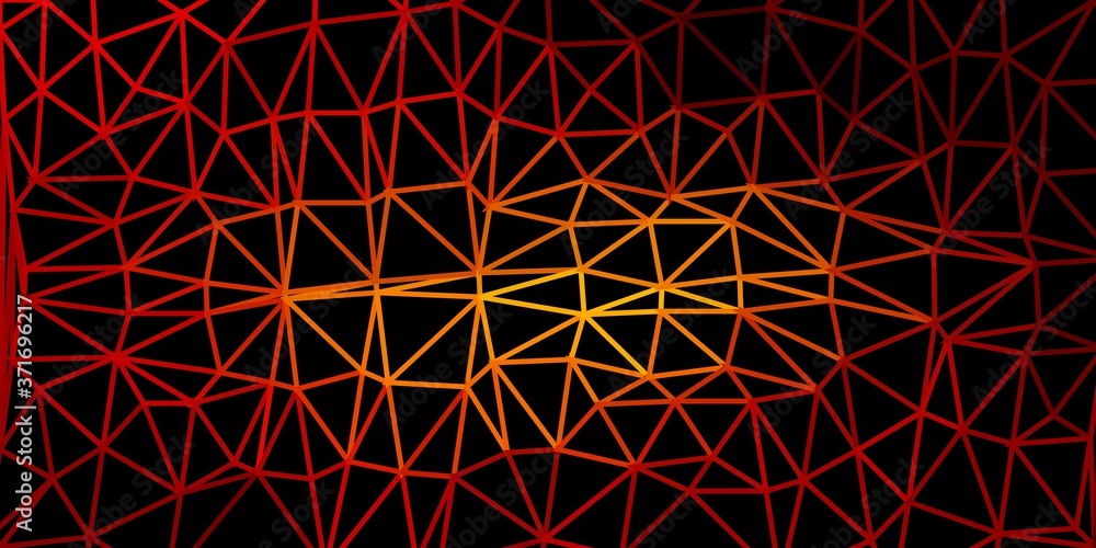 Dark brown vector triangle mosaic background. Dark brown vector triangle mosaic background.