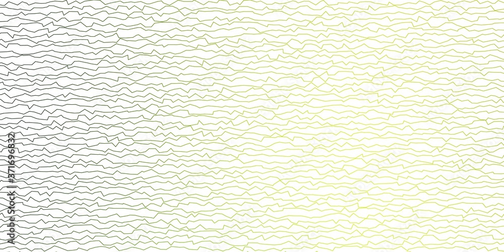 Dark Green, Yellow vector pattern with wry lines. Colorful abstract illustration with gradient curves. Pattern for websites, landing pages. Dark Green, Yellow vector pattern with wry lines. Colorful abstract illustration with gradient curves. Pattern for websites, landing pages.