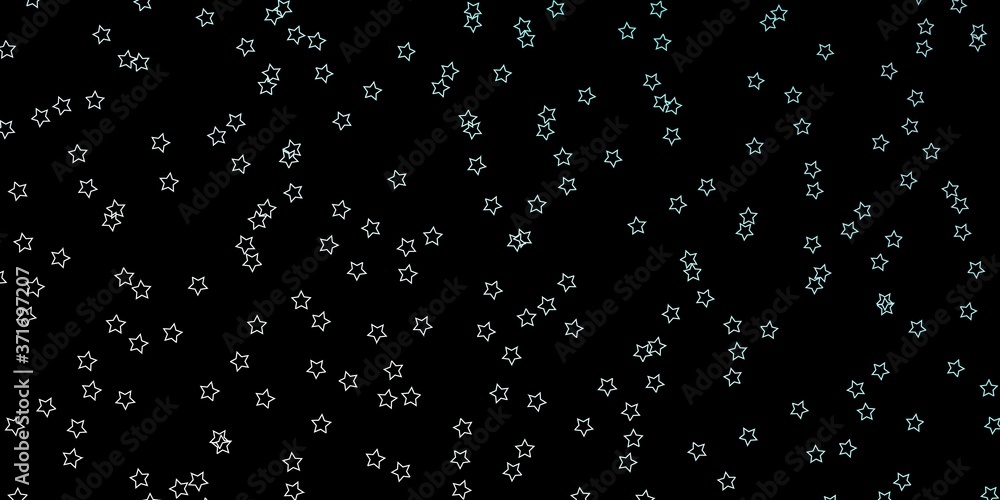 Dark BLUE vector template with neon stars. Blur decorative design in simple style with stars. Pattern for wrapping gifts. Dark BLUE vector template with neon stars. Blur decorative design in simple style with stars. Pattern for wrapping gifts.