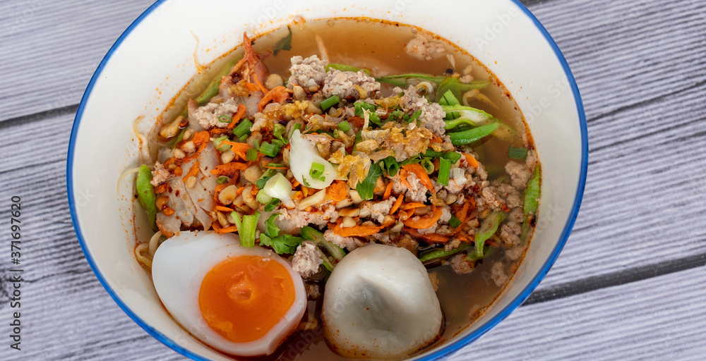 Thai Food Mixes of Noodles and Fried Rice Thai Food Mixes of Noodles and Fried Rice
