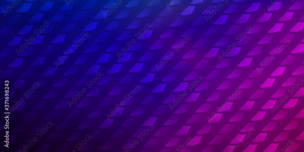 Dark Blue, Red vector backdrop with rectangles.