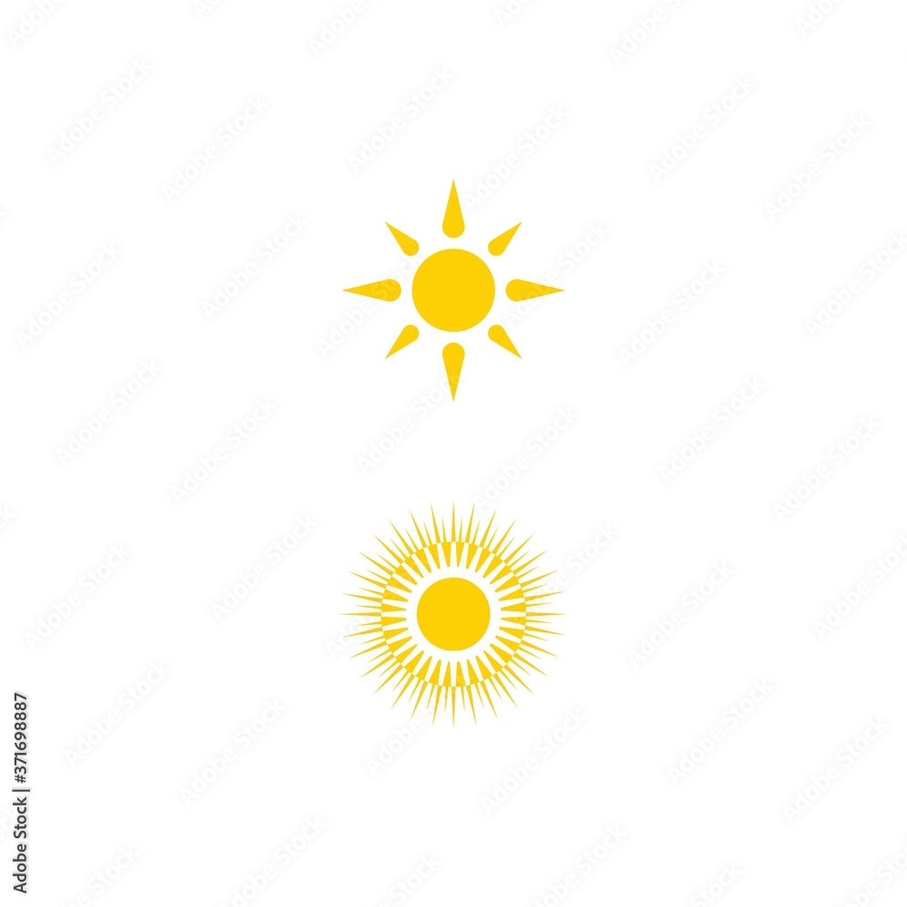 Sun Vector illustration Icon Sun Vector illustration Icon