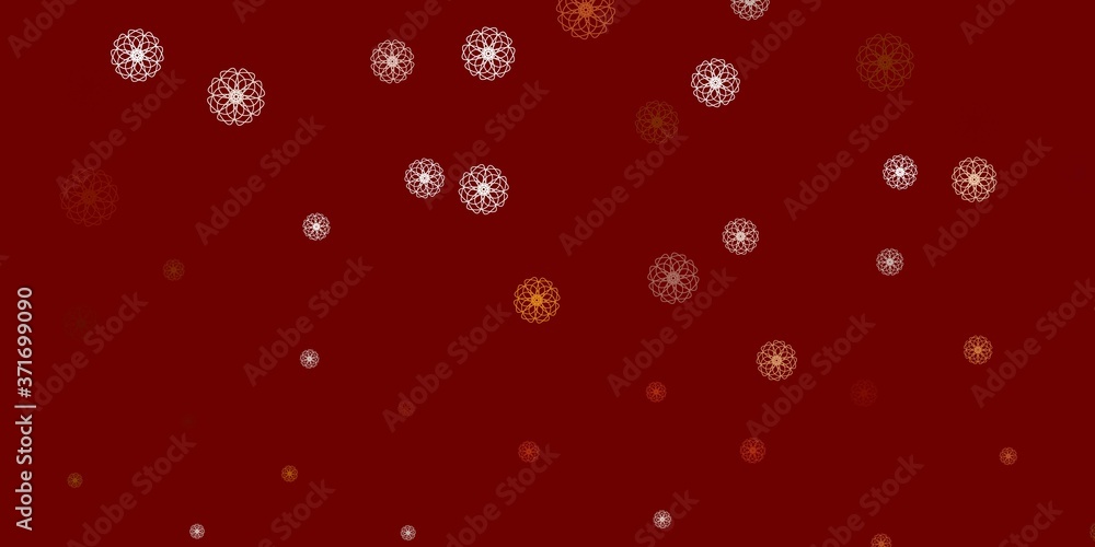 Light green, yellow vector natural backdrop with flowers. Light green, yellow vector natural backdrop with flowers.