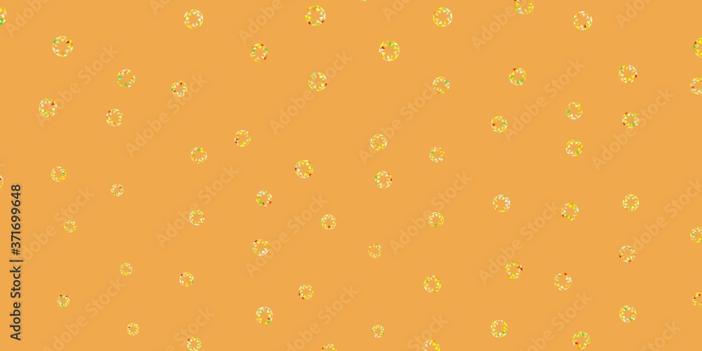 Light green, red vector layout with circle shapes. Light green, red vector layout with circle shapes.