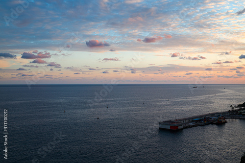 Fototapeta Naklejka Na Ścianę i Meble -  sunset sky and sea view 