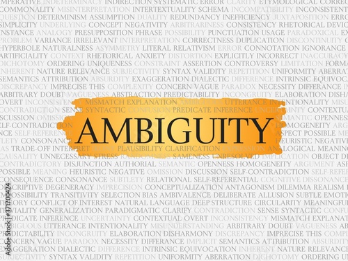 Принти на полотні ambiguity