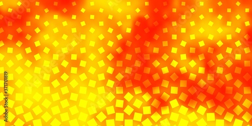 Light Orange vector background with rectangles. Abstract gradient illustration with colorful rectangles. Pattern for business booklets, leaflets