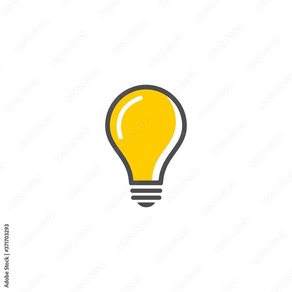 Light Bulb icon vector. Light Bulb sign. Idea, solution. Light Bulb icon vector. Light Bulb sign. Idea, solution.