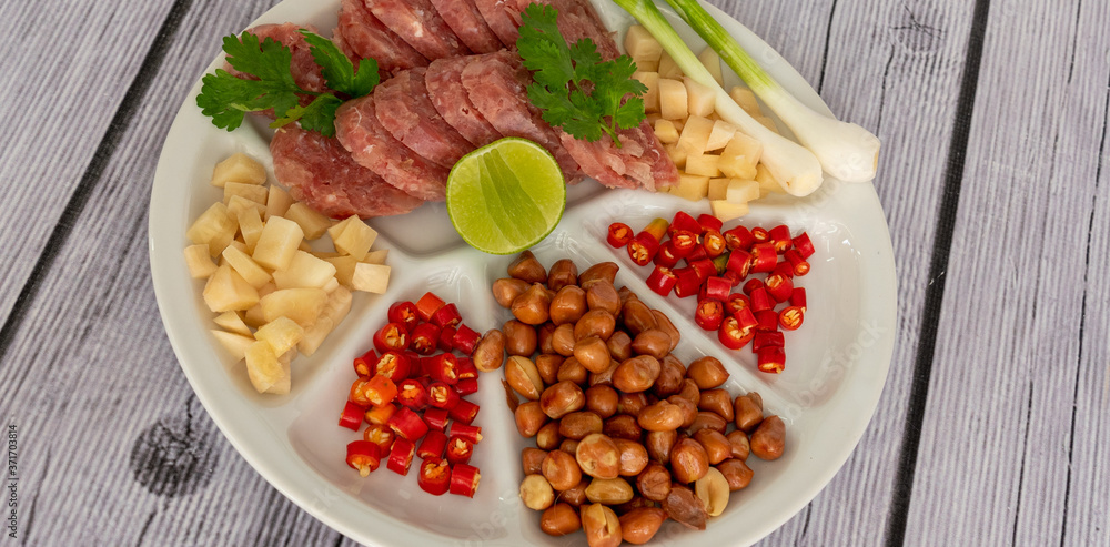 Thai Sour Pork Salads and Mixes 