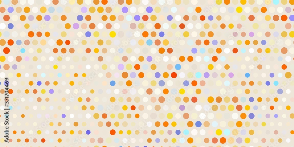 Light blue, yellow vector background with spots. Light blue, yellow vector background with spots.