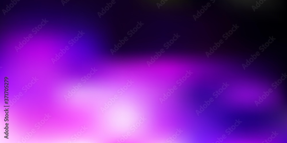 Dark purple, pink vector blur texture.