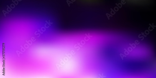Dark purple, pink vector blur texture.