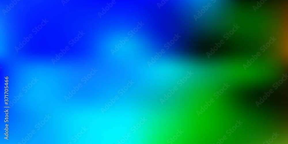 Light blue, green vector gradient blur texture.