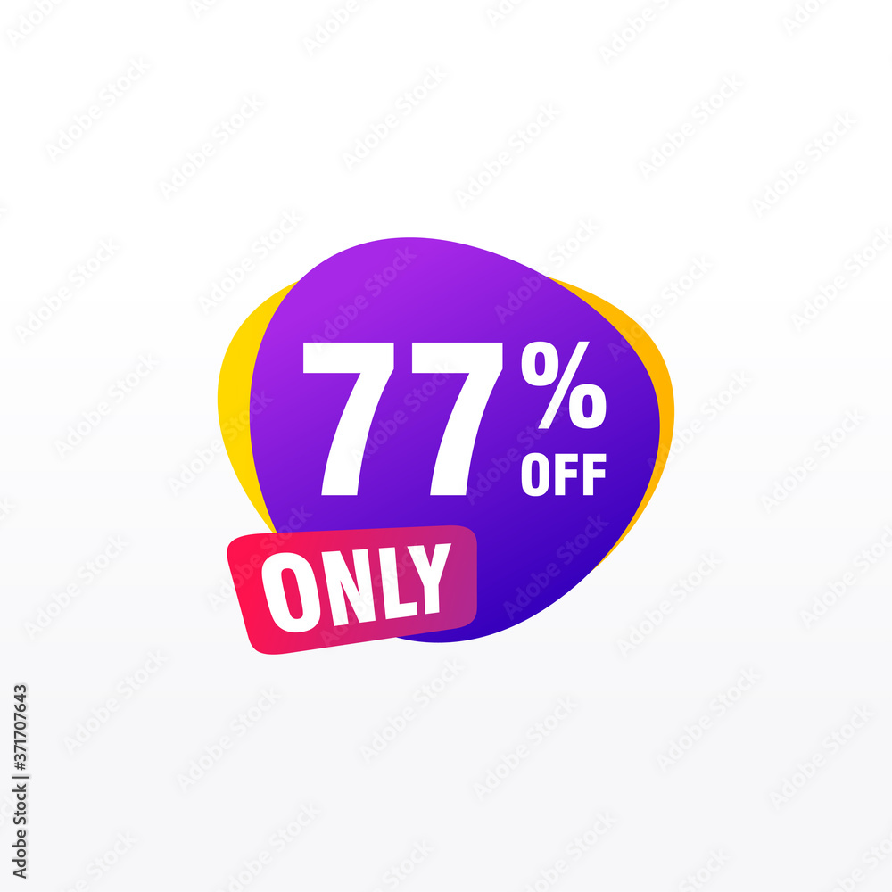 77 discount, Sales Vector badges for Labels, , Stickers, Banners, Tags, Web Stickers, New offer. Discount origami sign banner 77 discount, Sales Vector badges for Labels, , Stickers, Banners, Tags, Web Stickers, New offer. Discount origami sign banner