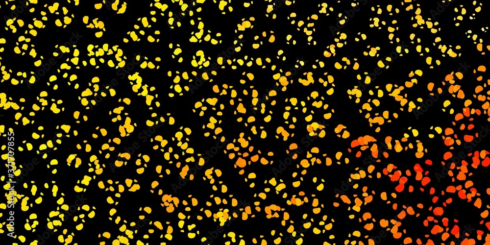 Dark orange vector background with random forms. Dark orange vector background with random forms.
