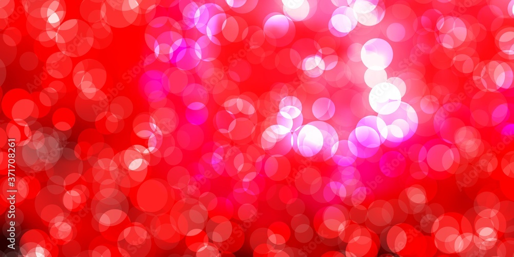 Dark Pink, Red vector layout with circle shapes. Dark Pink, Red vector layout with circle shapes.