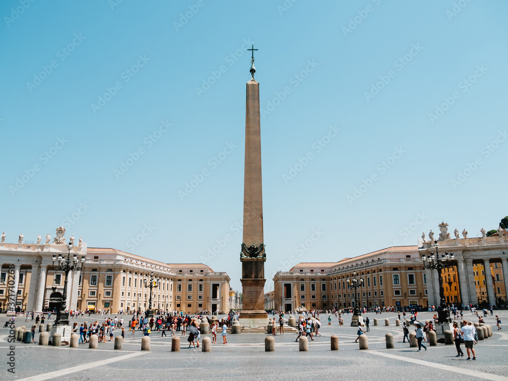 Egyptian obelisk at St. Peter's Square
