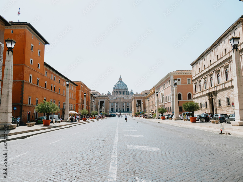 St. Peter's Basilica from Via della Conciliazione