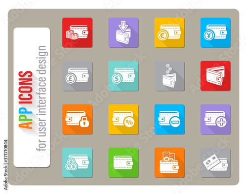set of money icons Free Download set of money icons - GFXLoad