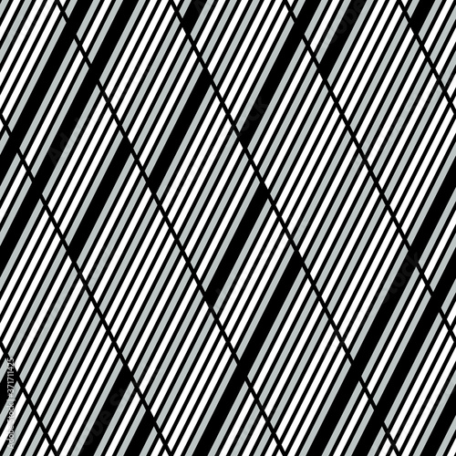 Seamless pattern with oblique gray bands