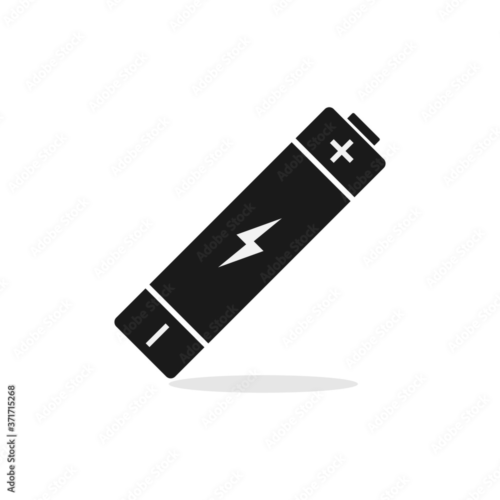 battery icon. Vector flat design battery icon. Vector flat design