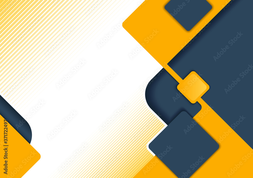 Abstract Modern Background Design with Geometric Shapes in Orange and Dark Blue Color - Graphic Illustration for Propagation or Presentation, Vector Abstract Modern Background Design with Geometric Shapes in Orange and Dark Blue Color - Graphic Illustration for Propagation or Presentation, Vector