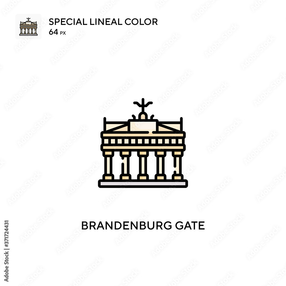 brandenburg-gate-special-lineal-color-vector-icon-brandenburg-gate