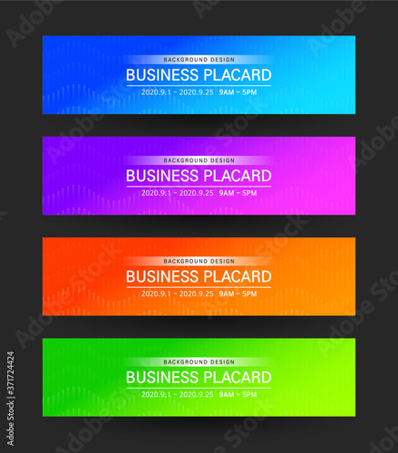 현수막 배경 디자인 벡터 일러스트.