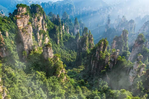 mountains in Zhangjiajie national park, China © imphilip