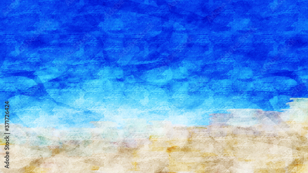 青い海と砂浜