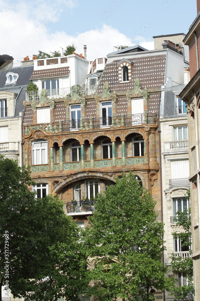 Fototapeta premium Paris - immeuble arts déco