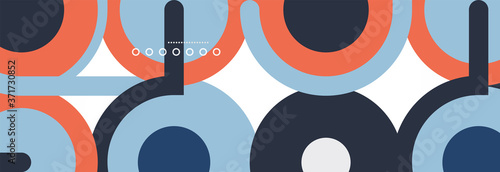 Circles and lines abstract background for covers  banners  flyers and posters and other templates