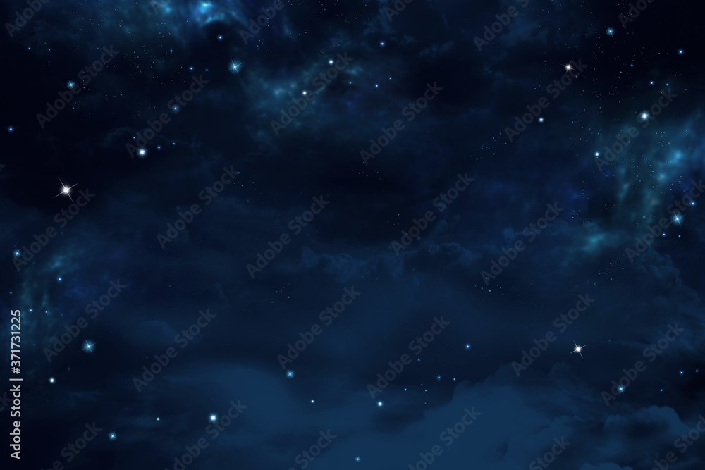 Universe filled with stars, nebula and galaxy Universe filled with stars, nebula and galaxy